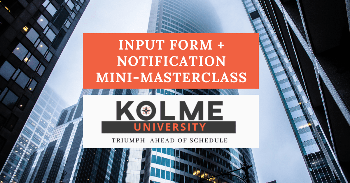 AdaptiveWork Input Form + Notifications Using HTML AdaptiveWork Input Form + Notifications Using HTML