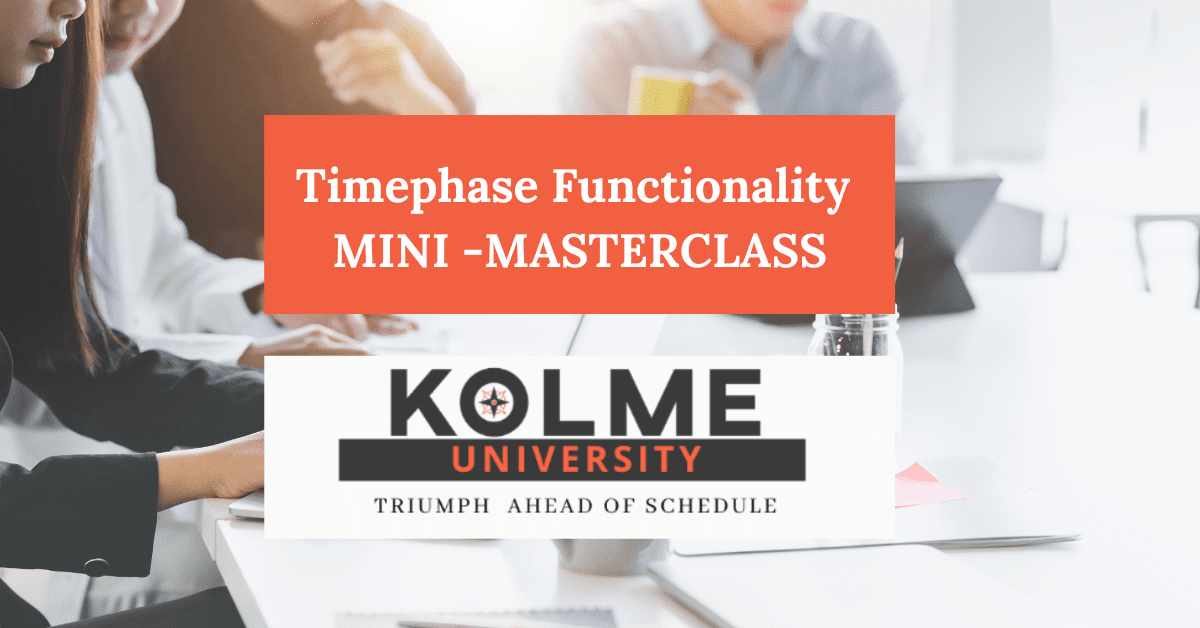 Powerful Timephase Functionality In AdaptiveWork